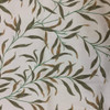 Leaf Stems in Green / Tan / Beige | Upholstery / Slipcover Fabric | 54 W | BTY