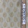 Tan Chenille Polka Dots | Upholstery Fabric | 54 Wide | By the Yard | Durable