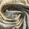 Yellow Stripes with Little Umbrellas | Upholstery Fabric | 54 W | By the Yard