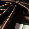 Chocolate Brown Satin Fabric | Woven Poly | Apparel Linings Crafts Drapes