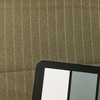 Taupe-Grey Pinstripe Wool Fabric | Medium Weight | Apparel Jacket Coats Pants Skirt