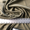Taupe-Grey Pinstripe Wool Fabric | Medium Weight | Apparel Jacket Coats Pants Skirt