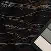 Black and White Squiggle Print Poly Sheer Fashion Fabric / Clothing and Apparel / 45 inch wide/ Sold by the Yard
