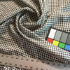 Black/White Gingham Check Polyester Chiffon Fabric | Apparel | Crafts | Home Decor | Drapery | By the Yard | 45 inch wide