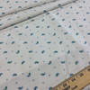 Vintage Feathers Blue / Yellow / White | Home Decor Fabric | Upholstery / Drapery | 54" Wide | By the Yard