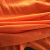 Bright Orange Jersey Knit Fabric | 2-Way Stretch Polyblend | Headbands, T-Shirts
