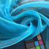 Shimmering Sky Blue Organza Fabric | Apparel / Drapery | Sheer Blouses, Drapes