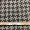 Brown and Gray Chenille Houndstooth | Upholstery Fabric | 57 Wide | By the Yard