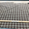 Brown and Gray Chenille Houndstooth | Upholstery Fabric | 57 Wide | By the Yard