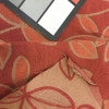 Foliage in Red and Orange | Reversible | Upholstery Fabric | 54 W | By the Yard