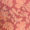 Foliage in Red and Orange | Reversible | Upholstery Fabric | 54 W | By the Yard