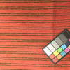 Red with Brown Raised Chenille Stripes | Upholstery Fabric | 57 W | By the Yard