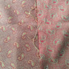 Paisley Teardrops in Red and Tan | Upholstery Fabric | 54 Wide | By the Yard