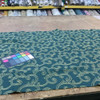 Green Flourishing Stems | Upholstery Fabric | 54 Wide | By the Yard | Durable