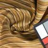Sandy Brown Tonal Striped Upholstery Fabric | 56 Wide | By the Yard | Durable