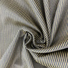 Black and Tan Pencil Stripes | Slipcover / Upholstery Fabric | 56 Wide | BTY