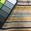 Stripes in Gold, Black, and Gray | Upholstery / Slipcover Fabric | 58 Wide | BTY