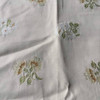 Floral in Tan and White | Upholstery / Slipcover Fabric | 56 Wide | By the Yard