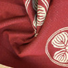 Large Scale Medallion in Khaki / Burgundy | Upholstery Fabric | 57 Wide | BTY