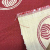 Large Scale Medallion in Khaki / Burgundy | Upholstery Fabric | 57 Wide | BTY
