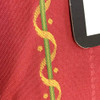 Wavy Horizontal Stripes in Red / Green / Yellow | Upholstery Fabric | 54 W | BTY