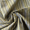 Gold, Black, and White Horizontal Stripes | Upholstery Fabric | 56 Wide | BTY