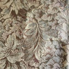 Brown and Tan Subtle Floral | Upholstery / Slipcover Fabric | 56 Wide | BTY