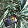 Green with Chenille Floral Design | Upholstery Fabric | 56 Wide | By the Yard