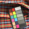 Red, Green, Black, Blue Checked Plaid | Drapery / Slipcover Fabric | 56 W | BTY