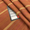 Orange and Red Uneven Stripes |  Upholstery Fabric | 53 Wide | By the Yard
