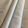 Solid Ivory with Sort Of Check Design | Drapery Fabric | 68 Wide | By the Yard