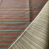 Red, Blue, and Brown Stripes | Upholstery Fabric | 56 W | By the Yard | Durable