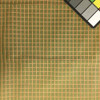 Green with Red and Yellow Grid | Upholstery / Slipcover Fabric | 57 Wide | BTY