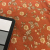 Autumn Floral in Orange, Tan, Beige | Upholstery Fabric | 58 Wide | By the Yard