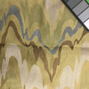 Retro Wavy in Green, Blue, and Brown | Upholstery Fabric | 55 W | By the Yard