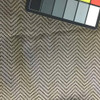 Tan and Black Chevron | Upholstery / Slipcover Fabric | 58 Wide | By the Yard