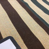 Brown and Tan Wide Vertical Stripes | Upholstery Fabric | 56 Wide | By the Yard