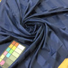 Vertical Wide Stripes in Blue | Upholstery / Drapery Fabric | 60 W | By the Yard