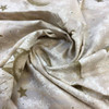 Moon, Sun, and Stars in Beige and Bronze | Home Decor Fabric | 58 Wide | BTY