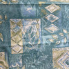 Leaf Patchwork in Green and Blue | Home Decor Fabric | 53 Wide | By the Yard