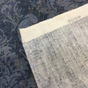 Damask in Navy Blue with Bronze | Home Decor Fabric | 56 Wide | By the Yard