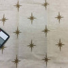 Galileo Star in Beige and Brown | Home Decor Fabric | 55 Wide | By the Yard