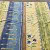 Textural Stripe in Green Blue and Yellow | Home Decor Fabric | 56 W | By theYard