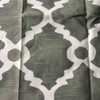 Quatrefoil in White and Dark Grey | Home Decor Fabric | 54 Wide | By the Yard