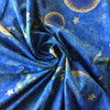 Gold and Blue Constellations | Home Decor / Drapery Fabric | 54 W | By the Yard