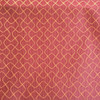 Red with Orange Geometric | Upholstery / Slipcover Fabric | 57 W | By the Yard