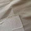 Taupe with White Stitched Stripes | Upholstery Fabric | 59 Wide | By the Yard