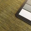 Chartreuse and Brown Basketweave Upholstery / Drapery Fabric | 56 Wide | BTY