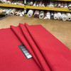 Bright Red Vinyl Backed Upholstery Fabric | 56 W | By the Yard | Ultra Durable