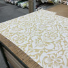 Elegant Damask in Two Toned Tan | Upholstery Fabric | 58 Wide | By the Yard